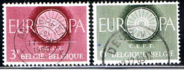 (BE 794) BELGIQUE // YVERT  1150, 1151 // 1960 - Used Stamps