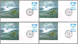 25 Años TRATADO ANTARTICO - 25 Years ANTARTIC TREATY - AAT. Set 4 SPD/FDC - Trattato Antartico