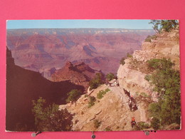 Visuel Pas Très Courant - Etats-Unis - Grand Canyon National Park - Arizona - Battleship Rock - 1963 - Scans Recto Verso - Gran Cañon