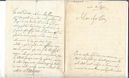 Lyon Papiers Et Lettres  Charrier  Succession Boëtier ( Lettre à Lescalopier Intendant De Champagne Linéaire Lyon 1726 - Sin Clasificación