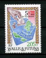 WALLIS FUTUNA 2009  N° 726 ** Neuf MNH Superbe Statut Territoire Outre Mer Main Bulletin De Vote Urne Carte Archipel - Unused Stamps