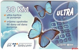 Bosnia Sarajevo - ULTRA PREPAID CARD (recharge) 20 KM Bht - Bosnia