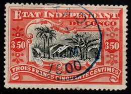 S016.-. BELGIUM CONGO. 1898 - SC#: 29 - USED - PERF 14.25 X 14.50- MATADI CANCEL- CONGO VILLAGE. SCV: US$ 240.00++ - Neufs