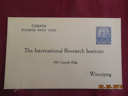 Entier Postal  Du Canada - 1903-1954 Kings