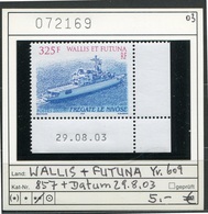 Wallis & Futuna - Michel 857 Mit Datum / Coin Daté -  ** Mnh Neuf Postfris - - Neufs
