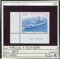 Wallis & Futuna - Michel 857 Mit BZ -  ** Mnh Neuf Postfris - - Ungebraucht