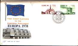 12575a)  Irlanda F.D.C.SERIE COMPLETA - EUROPA  CEPT DEL   1972 - FDC