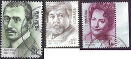 Romania 2018 Aurel Vlaicu, Ion Cantacuzino,Sofia Ionescu 3 Val Fu - Used Stamps