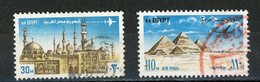 EGYPTE - POSTE AERIENNE - VUE - N° Yt PA 141/142 Obli. - Poste Aérienne