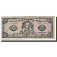 Billet, Équateur, 5 Sucres, 1988, 1988-11-22, KM:108b, TB - Ecuador