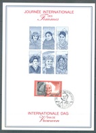 BELGIUM - 10.3.1990 - FDC  - WOMEN DAY - COB 2360 - Lot 20069 - OUT OF SIZE SENDING TARIF UP TO 100Gr - 1981-1990