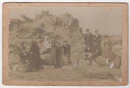 Photo Originale  XIXème Plage à Localiser Archive Famille Albert Bertrand Alger Algérie - Antiche (ante 1900)