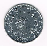 // TOKEN READER'S DIGEST - Souvenir-Medaille (elongated Coins)