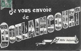 52 - DOULAINCOURT - Rare Carte Multivues 1908 - Je Vous Envoie De Doulaincourt Mille Baisers  Port Gratuit - Doulaincourt