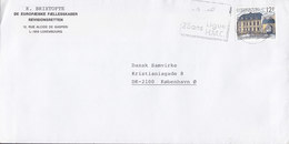 Luxembourg DE EUROPÆISKE FÆLLESSKABER Revisionsretten (K. Brixtofte) LUXEMBOURG 1988 Cover Lettre Denmark - Storia Postale