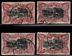 S048.-. BELGIUM CONGO. 1910-1915 - SC#: 53 - USED - RAILROAD BRIDGE ON M'POZO RIVER - Ongebruikt