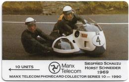 Isle Of Man - Schauzu / Schneider - TT Racers 1990 - 7IOMA - 1991, 6.000ex, Used - Isla De Man