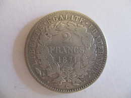 France 2 Francs 1871 K - 2 Francs