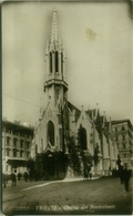 TRIESTE - CHIESA DEI PROTESTANTI - CARTOLINA FOTOGRAFICA - 1938 (3387) - Trieste