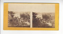 ALGERIE ALGER ? CIMETIERE SI MOHAMMED PHOTO STEREO CIRCA 1870 /FREE SHIPPING REGISTERED - Stereoscopio