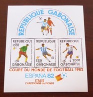 Gabon - 1982 - Bloc Feuillet BF N°Yv. 44 - Football World Cup Espana - Neuf Luxe ** / MNH / Postfrisch - Gabon (1960-...)
