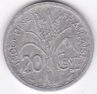 Indochine Française. 20 Cent 1945 Paris. Aluminium - French Indochina