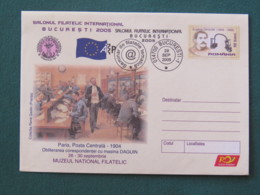 Rumania 2005 Stationery Cover - Paris Eugene Daguin Machine - Lettres & Documents