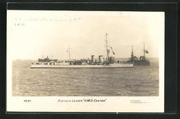 Pc Kriegsschiff H. M. S. Castor Vor Der Küste - Warships