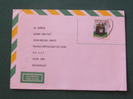 Brazil 2014 Cover To Nicaragua - Postal Bag - Lettres & Documents