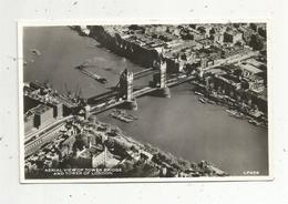 Cp , Angleterre , LONDON ,  Vue Aérienne ,  Aerial View Of Tower Bridge - Tower Of London