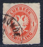 Lübeck 1 Shilling Orange Mit Ortsstempel TRAVEMÜNDE - Tief Signiert - Pracht - Lubeck