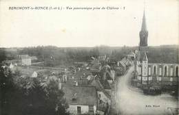 CPA 37 Indre Et Loire Beaumont-la-Ronce Vue Panoramique Prise Du Chateau - Beaumont-la-Ronce