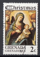 Grenada Grenadines 1975 Sc. 131 "Madonna In Gloria" Quadro Dipinto Correggio Paintings CTO - Madonne