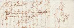 France Spanish Netherlands Porto Entire Lettre Entier 1687 Hondschoote Dept. Nord To Aronio In Lille (s41) - ....-1700: Precursores