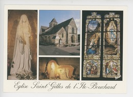 Delcampe - Ile Bouchard (I & L) églises Saint Gilles , Vues Diverses Du Lieu Des Apparitions 8/14 Décembre 1947 (cp Vierge) - L'Île-Bouchard