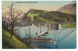 STANSSTAD Mit Dem Bürgenstock Dampfschiff Drehbrücke - Stans