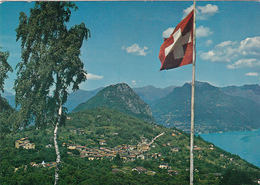 SWITZERLAND - Carona Con Vista Sul Monte San Salvatore 1973 - Carona 