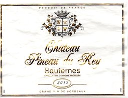Chateau Pineau Du Rey (sauterne 2012) - Otros & Sin Clasificación