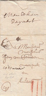 Belgique Belgium Spanish Netherlands France Porto Entire 1666 Gent Gand To Anvers Antwerpen (s75) - 1621-1713 (Paesi Bassi Spagnoli)
