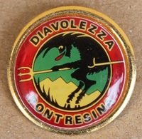 DIABLE - DEVIL - DEMONE - TEUFEL  - DIAVOLEZZA - PONTRESINA - FOURCHE -           (ROSE) - Personnes Célèbres