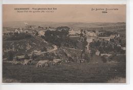 Cpa B88 GRANDRIEU Vue Générale Sud-est LA LOZERE ILLUSTREE - Vaches-route - Gandrieux Saint Amans