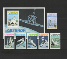 Grenada 1978 Space Shuttle Set Of 6 + S/s MNH - Amérique Du Nord