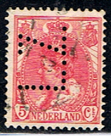 (HOL 189) NEDERLAND // YVERT 51 // PERFORE / PERFIN LZ // 1898-1923 - Used Stamps