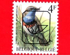 Nuovo - MNH - BELGIO - 1992 - Uccelli Di Buzin - Pettazzurro - Luscinia Svecica - Preannullato - 4 - Tipo 1986-96 (Uccelli)