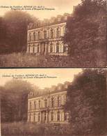 62 - Divion - Lot 2 Cartes Château Du Vieilfort - Divion