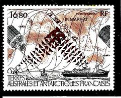 TERRES AUSTRALES Aer99° 16,80f Brun-rouge Et  Ardoise Satellite "INMARAST" (10% De La Cote + 0,15) - Used Stamps