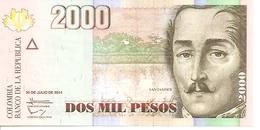 Colombia 2000 Pesos 2014 UNC - Colombia