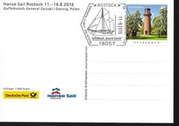 ALLEMAGNE  Carte  2016 Rostock General Zaruski - Ships
