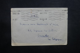 BELGIQUE - Enveloppe En Franchise Pour Bruxelles En 1946 , Mention O.A.S. - L 37425 - Cartas & Documentos