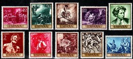 LOTE 1921   ///   (C040) ESPAÑA 1968  SELLOS Nº1854/63 PINTOR FORTUNY **MMH - Unused Stamps